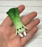 Spun Cotton Miniature Leek Doll - Image 7
