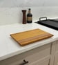 Iroko Chopping Board - Walnut Beech detail Serving Kitchen Board - Image 6