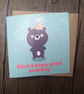Confetti Bear birthday card - Image 2