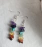 Chakra crystal beaded earrings - Image 7