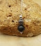 Minimalist Rainbow Obsidian pendant. Reiki charged - Image 2