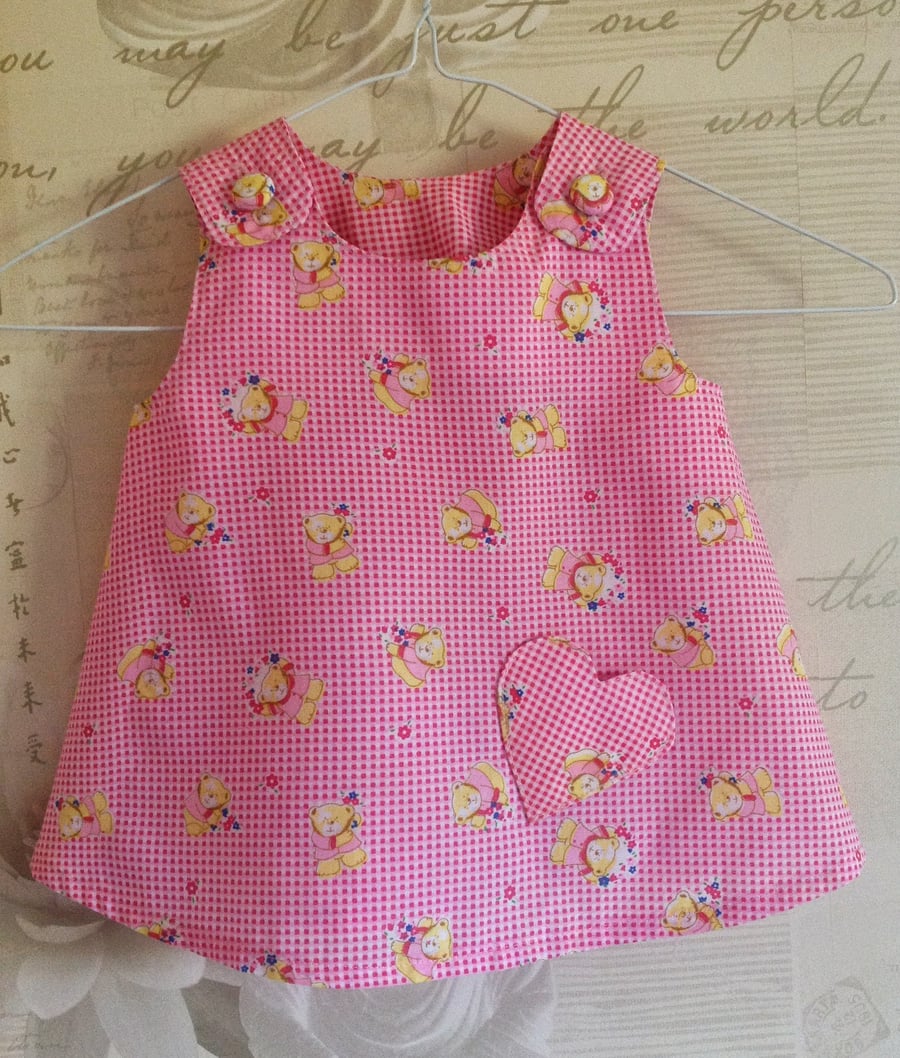 Pink Gingham Top Age 6 months