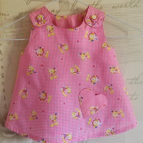 Pink Gingham Top Age 6 months