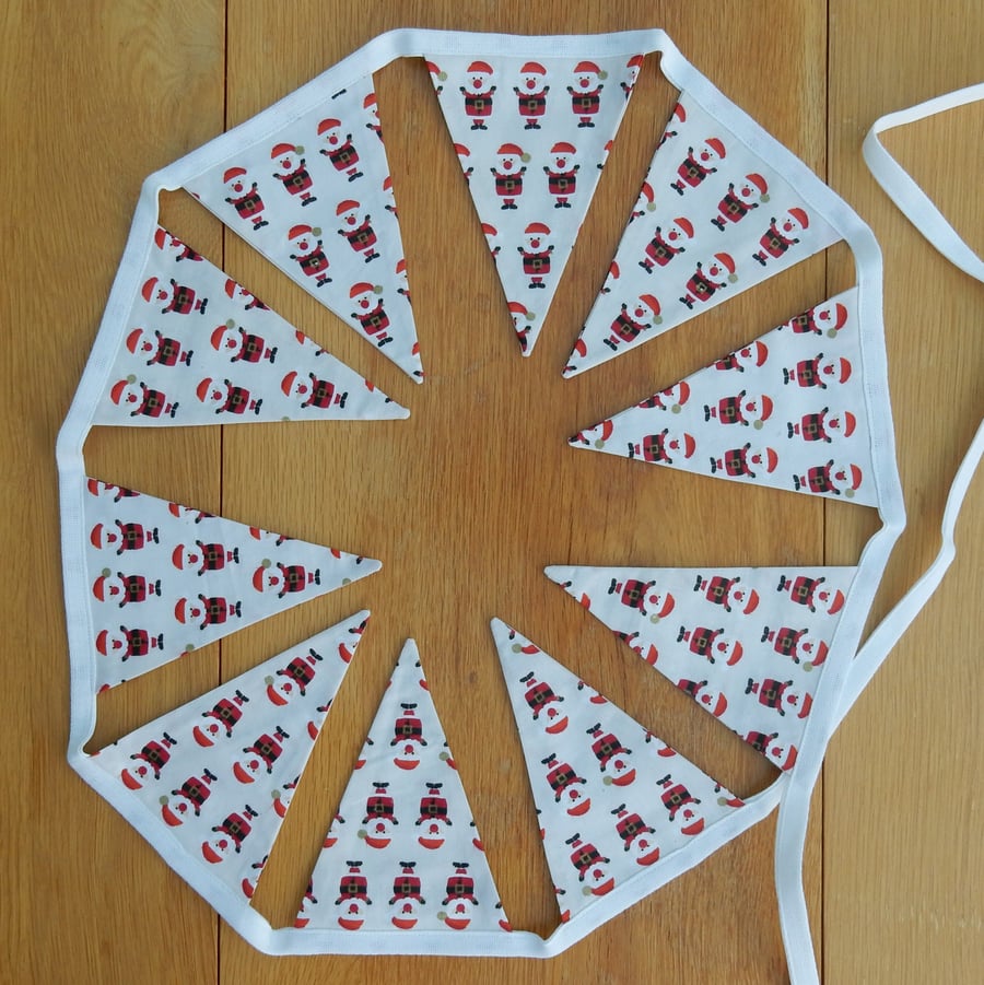 Christmas bunting Father Christmas