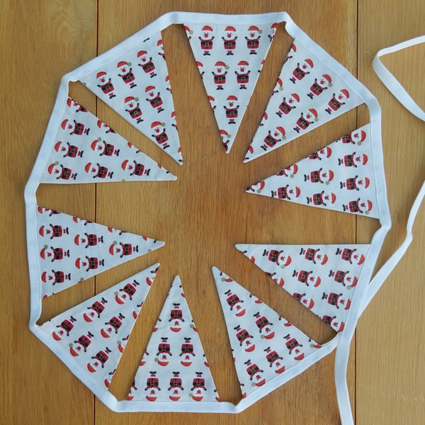 Christmas bunting Father Christmas