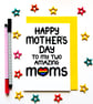 Gay, Lesbian, LGBTQ Mothers Day Card For Two Mums From Son, Daughter - Image 1