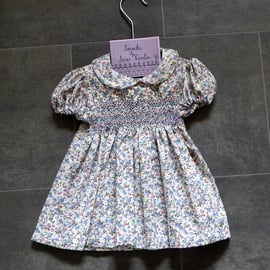 Smocked Dress size 3-9 months