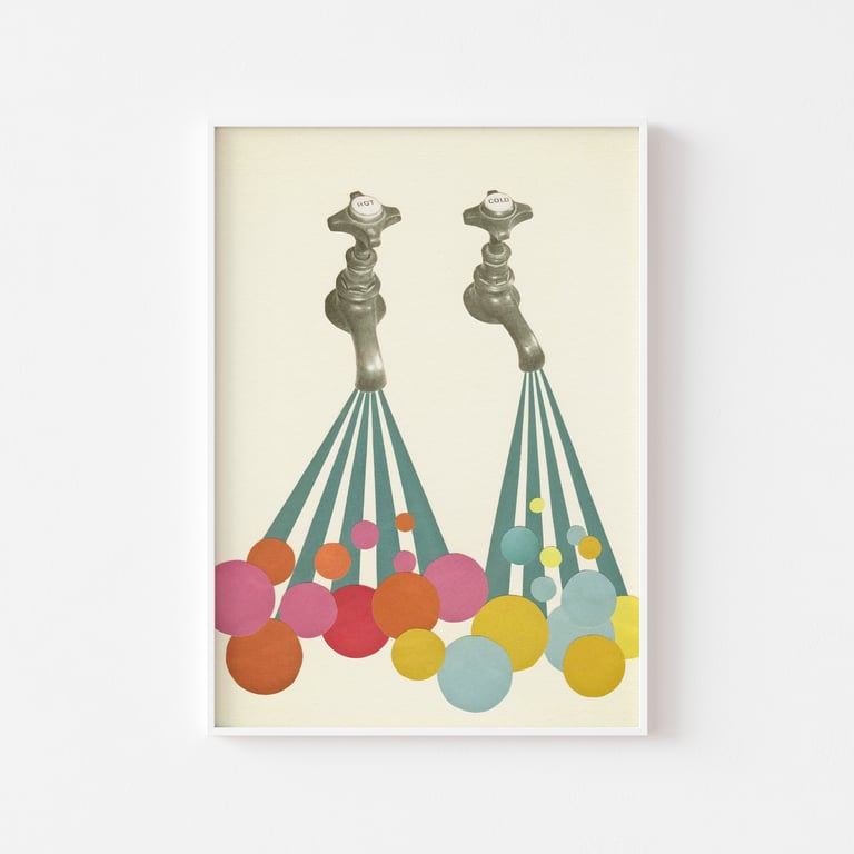 Kitchen Art Print - Soapsuds