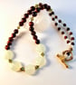 Red Tiger's Eye And New Jade Necklace - Handmade In Devon - Image 8