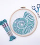 Ammonite Embroidery Kit - Hand Embroidery Kit - Image 8