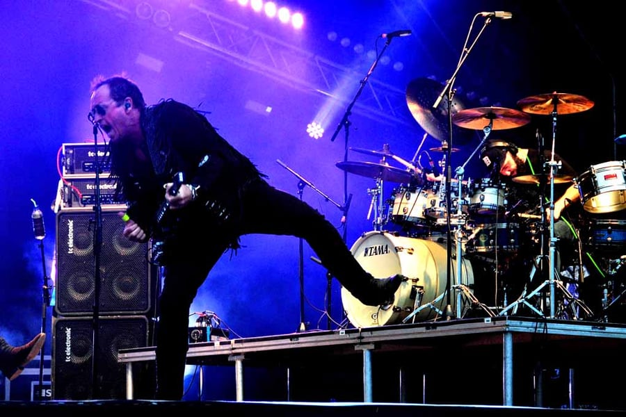 Mark King Level 42 In Concert Photograph Print