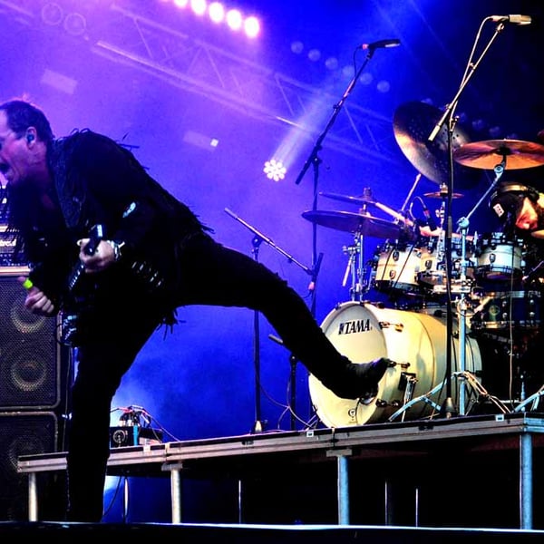 Mark King Level 42 In Concert Photograph Print