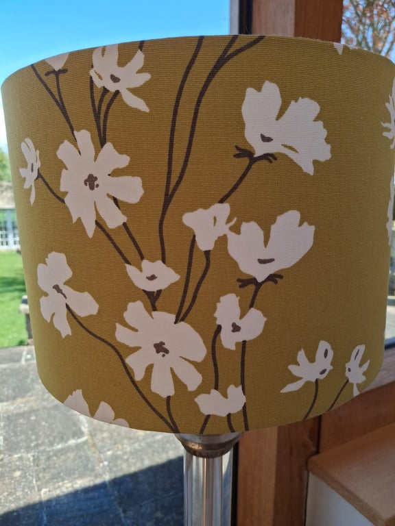Green Floral Lampshade