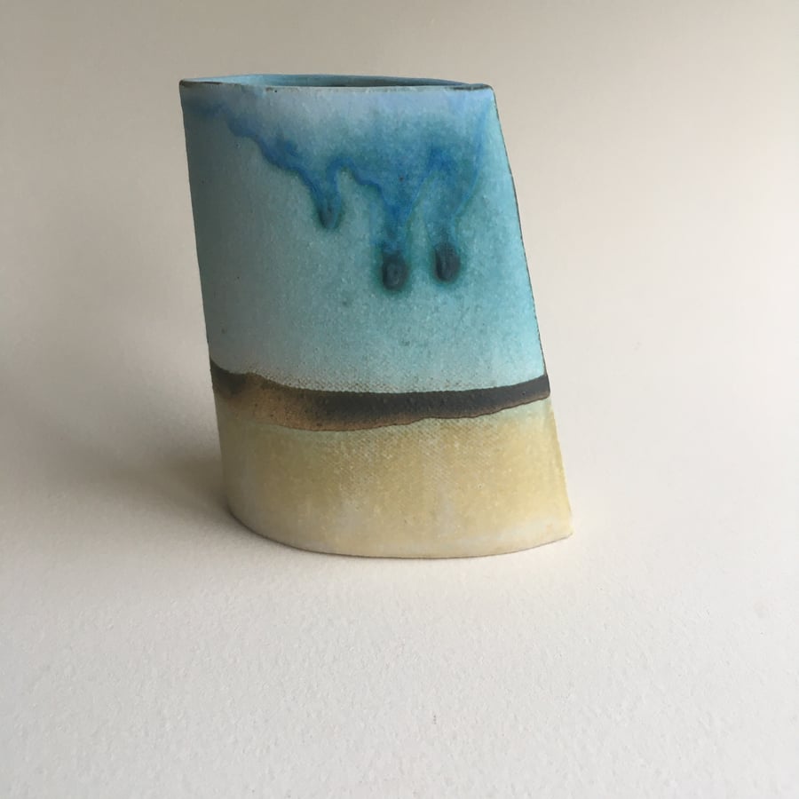 Old Stock Landscape Vase 