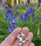 Bluebell Cluster Earrings Curly - Image 4