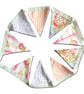 Mini (dresser) bunting in shades of pink and blue - Image 2