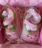 Handmade Free-Standing Lace Baby Shoes  - Image 2