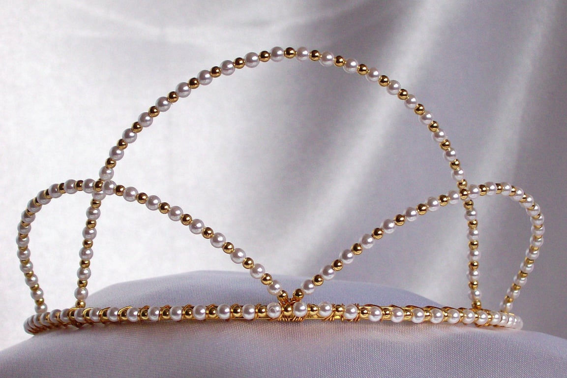 Pearl bead Tiara