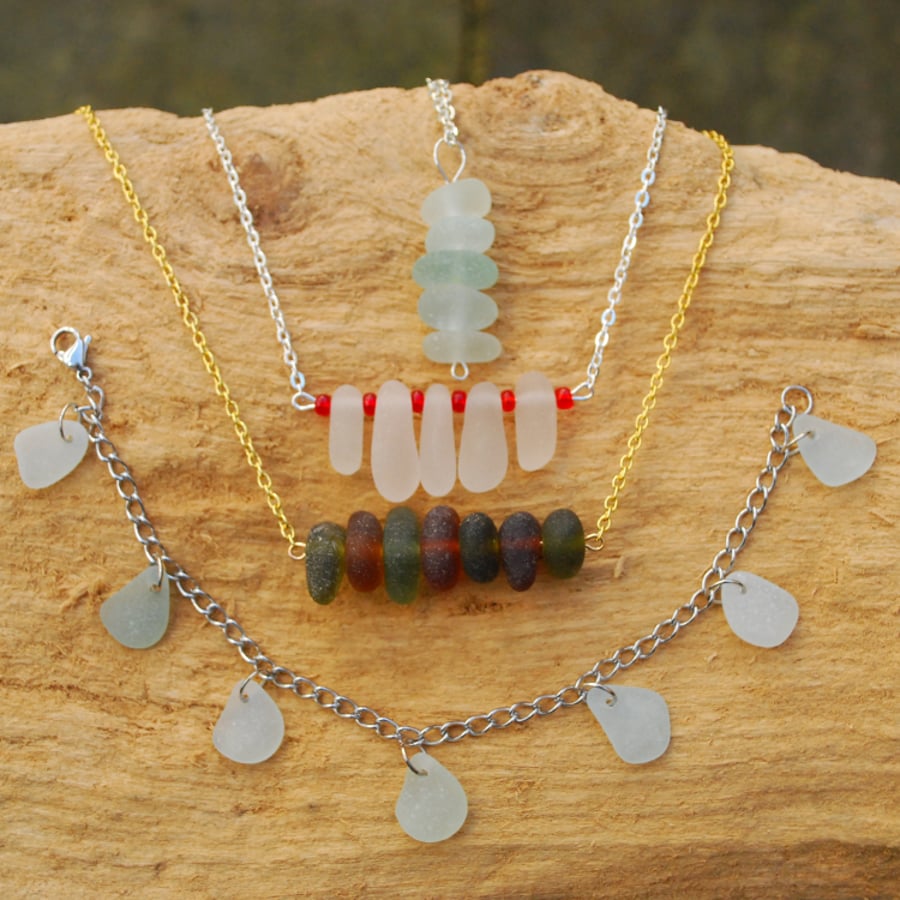Bespoke jewellery from your own sea glass