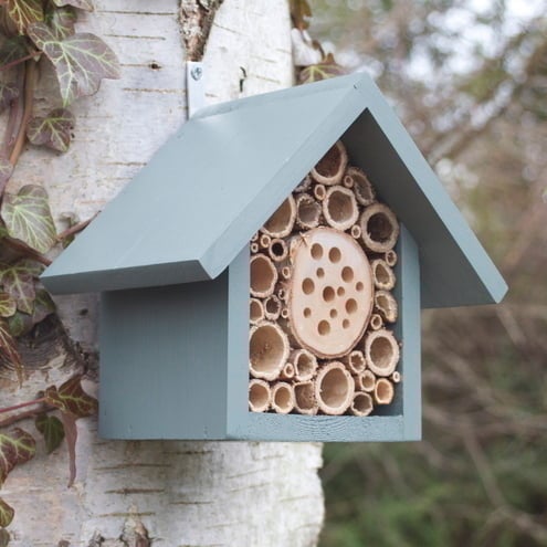 Bee House and Insect House, single tier,  in Wild Thyme.