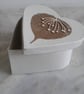 Decoupage Heart Leaf Trinket Storage Gift Box - Image 3