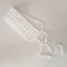 CROCHET Ladies Snow White Headband