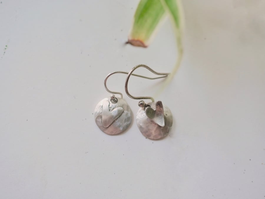 Silver Heart Earrings