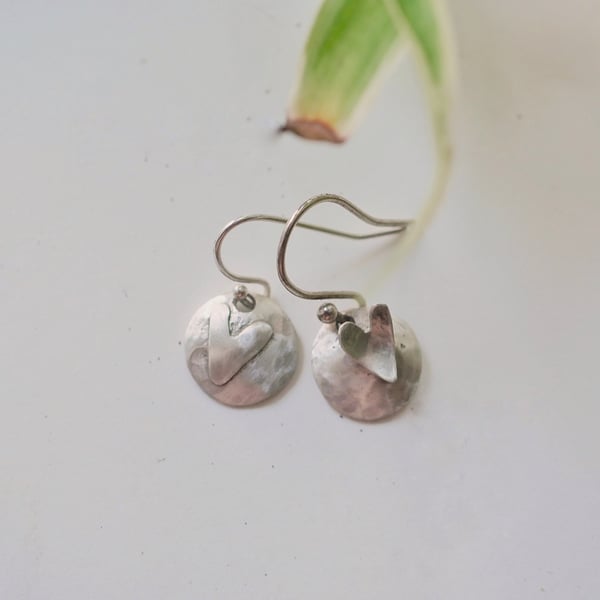 Silver Heart Earrings