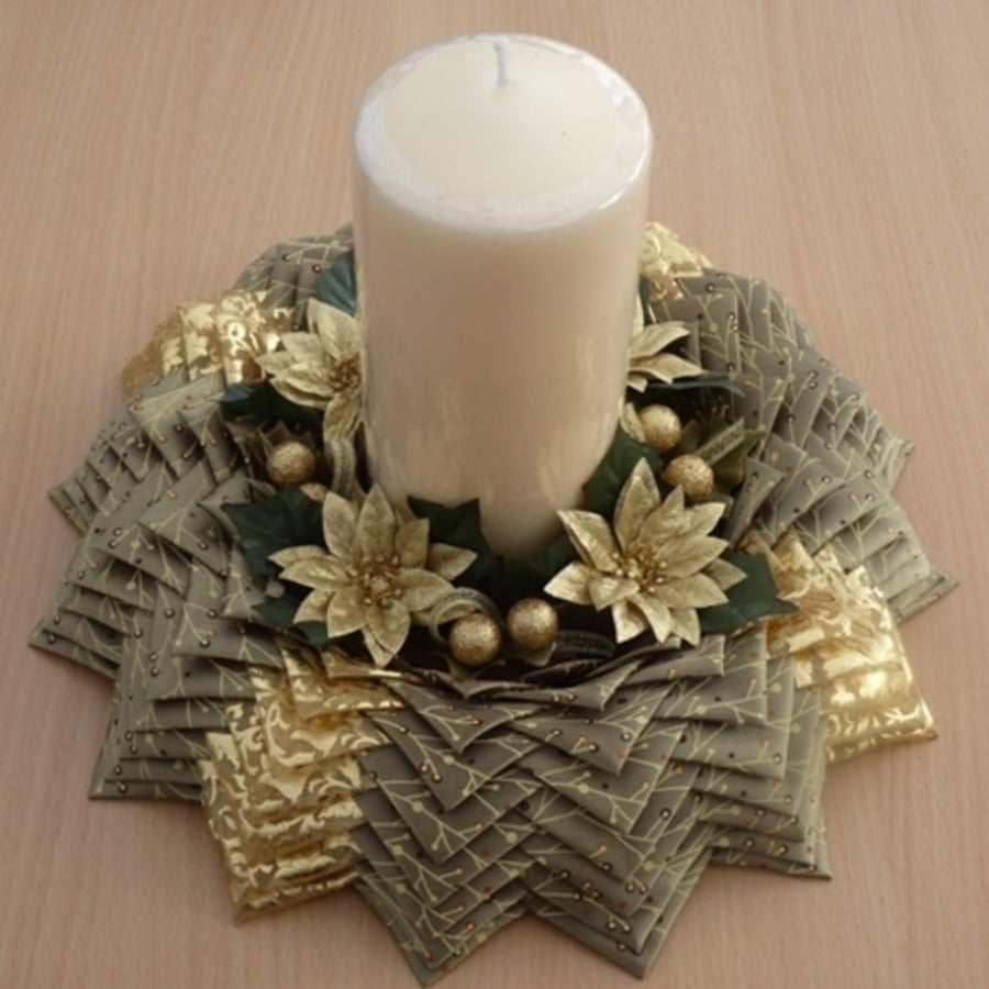 Christmas Decoration In Festive Ribbon (By Order)