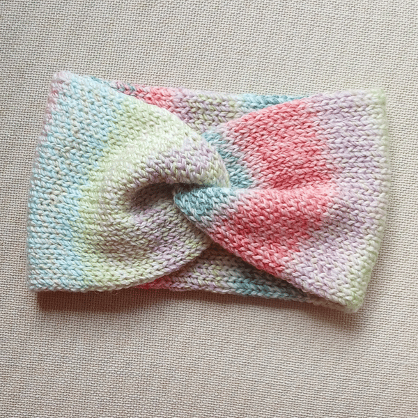 HAND KNIT Ladies Springtime Headband