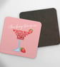 Strawberry Daiquiri Cocktail Coaster - Image 1