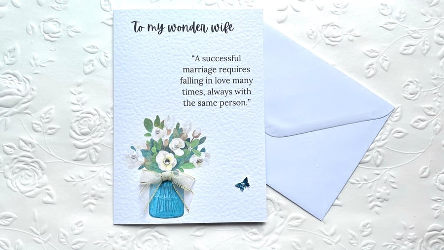 Handmade Personalised Birthday Card for Mum, Daughter, Wife, Sister C430