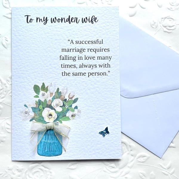 Handmade Personalised Birthday Card for Mum, Daughter, Wife, Sister C430