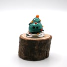 small glass christmas tree wisp figure