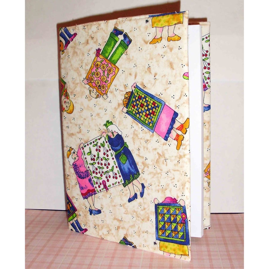 Diary fabric covered quilting theme SALE PRICE