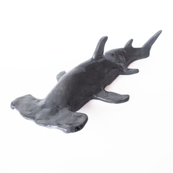 Hammerhead Shark Ceramic Ornament - Handmade