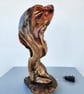 Sculptural wood torso lamp - Image 3