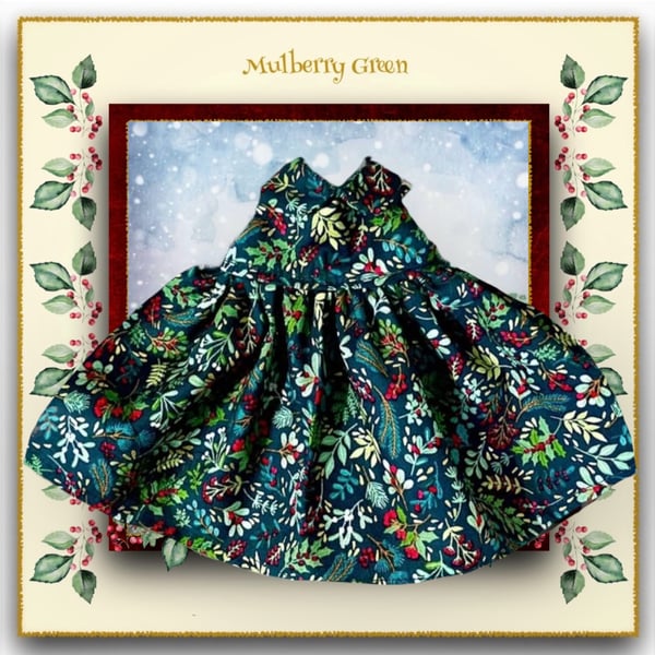 Mistletoe and Holly Dress 