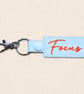 Focus Keyring - Positive Embroidered Bag Charm - Image 4