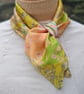 Patchwork pattern floral scarf - Image 2