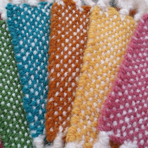 Private Listing - 6 Hand Woven Coasters