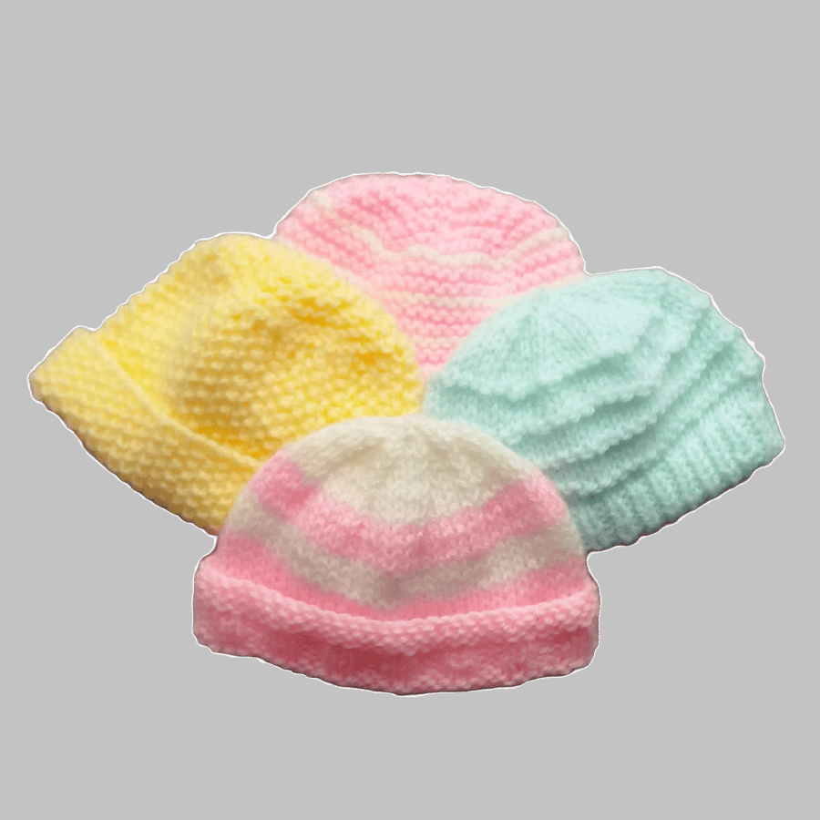 KNITTING PATTERN PDF Bonny Babe Hats