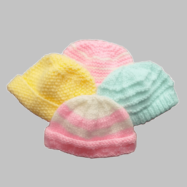 KNITTING PATTERN PDF Bonny Babe Hats
