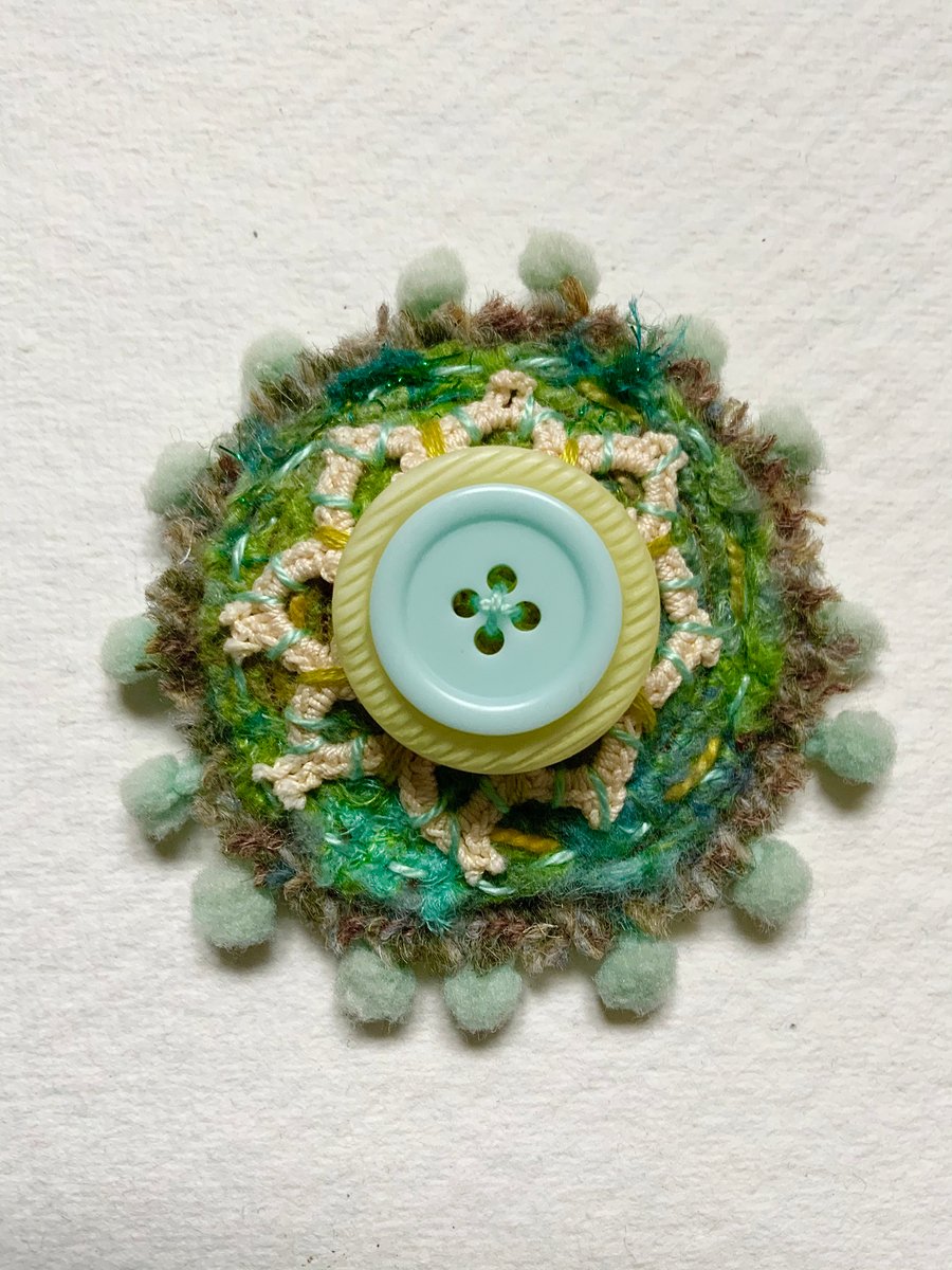Textile Brooch
