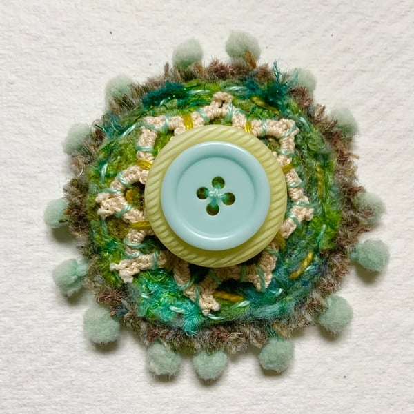 Textile Brooch