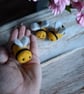 handmade needle felted bee decoration