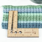 Knitting Swatch Ruler by Jenerates
