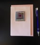 Individually Hand Crafted Embroidered Tapestry Blank Card - Image 1