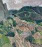 Small Framed Oil Painting on Linen, Haystacks, Lakedistrict - Image 1