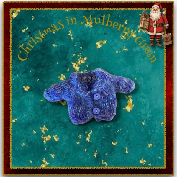 Pip Squeaks’ Fluffy Purple Cardigan 